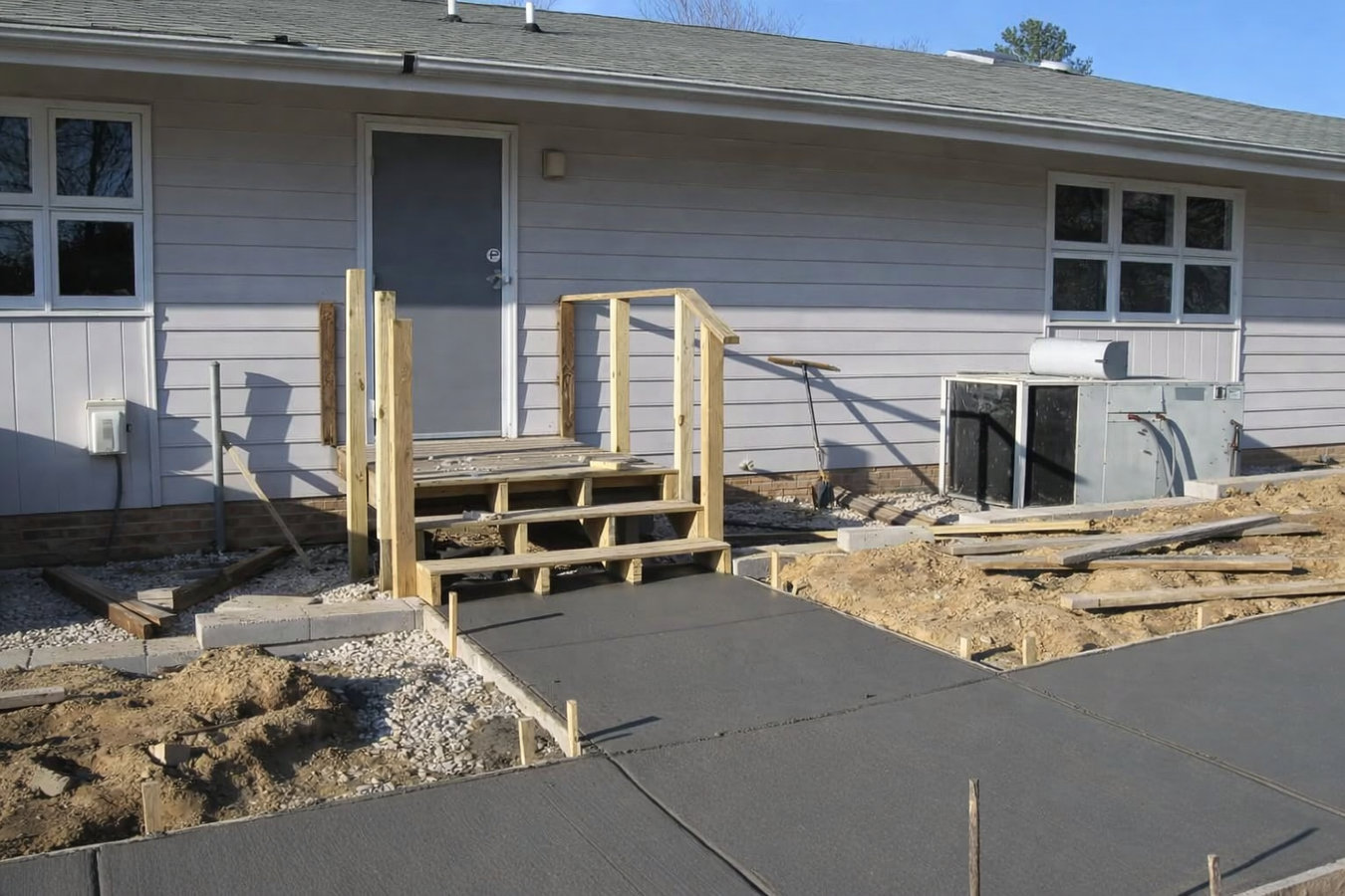 Daly City Concrete Services - concrete contractor at work in Daly City, CA
